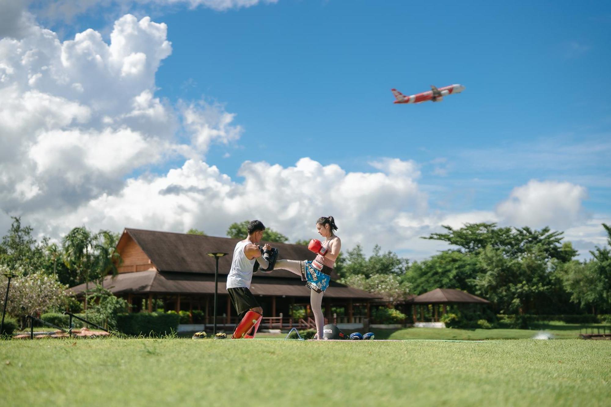 Splash Beach Resort, Maikhao Phuket - Sha Extra Plus Mai Khao Exterior photo Airstrip at the resort